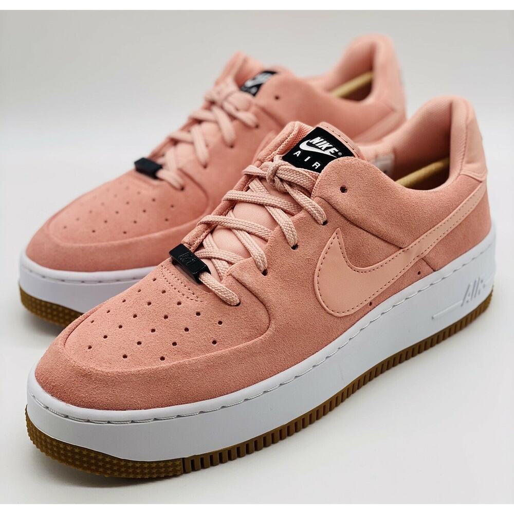 NEW Nike Air Force 1 Sage Low Coral Stardust White AR5339-603 Women’s Size Multi